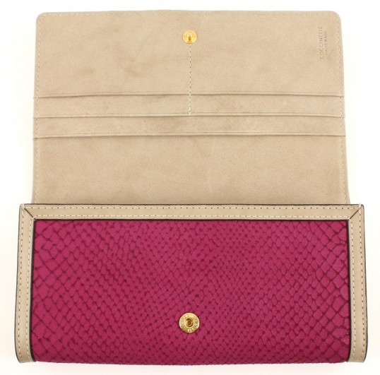 COCCINELLE+WALLET+DAMEN GELDBÖRSE+PORTEMONNAIE+PINK+NEU