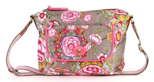 OILILY+FANTASY FLORA+M FLAT SHOULDER BAG+TASCHE+SCHULTERTASCHE